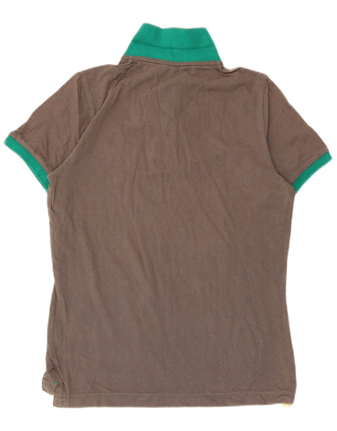 Мужская рубашка-поло BENETTON, хлопковая, серого цвета