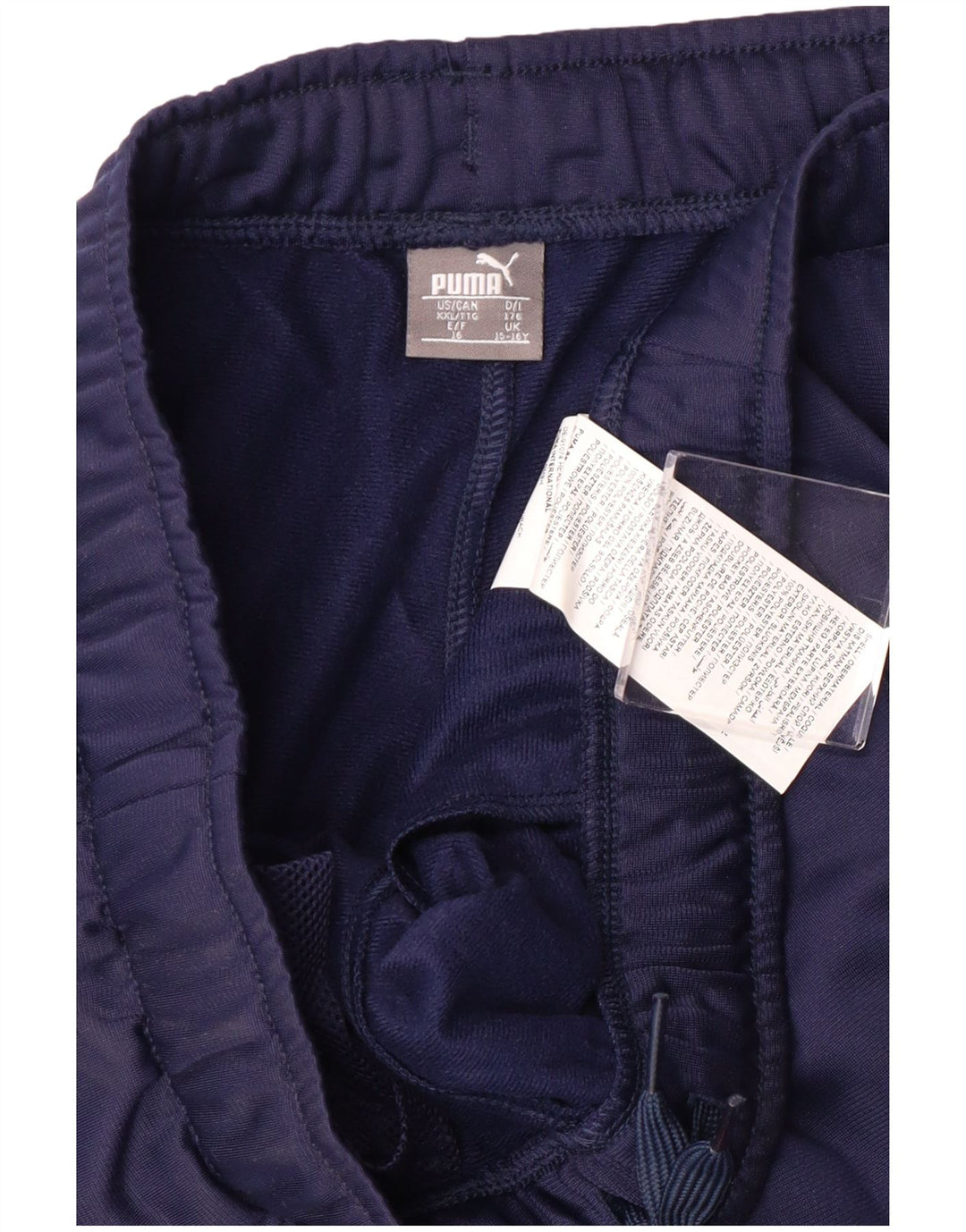 Спортивные брюки Puma для мальчиков 15-16 лет, темно-синие, полиэстер