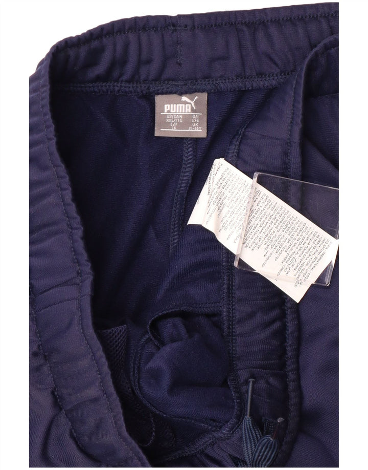 Спортивные брюки Puma для мальчиков 15-16 лет, темно-синие, полиэстер