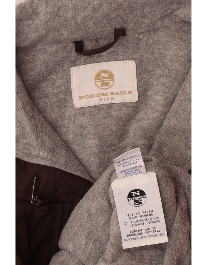 Мужской бомбер NORTH SAILS UK 36 маленький коричневый полиамид