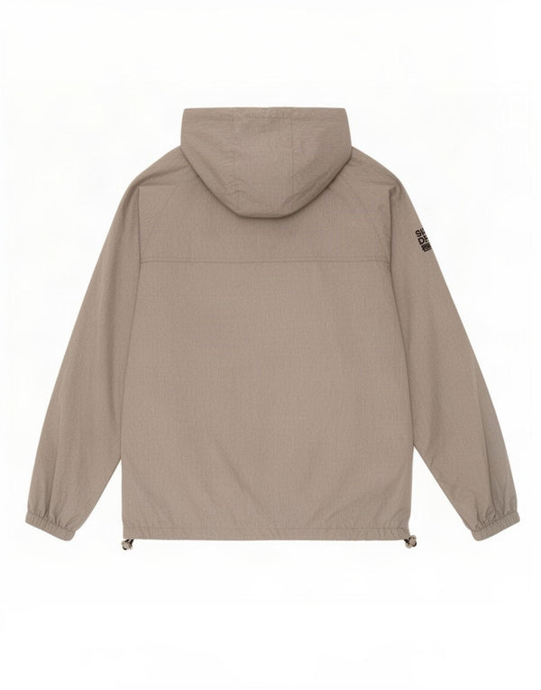 Мужская дождевик с капюшоном Superdry Windcagoule UK 42 XL, серый полиэстер