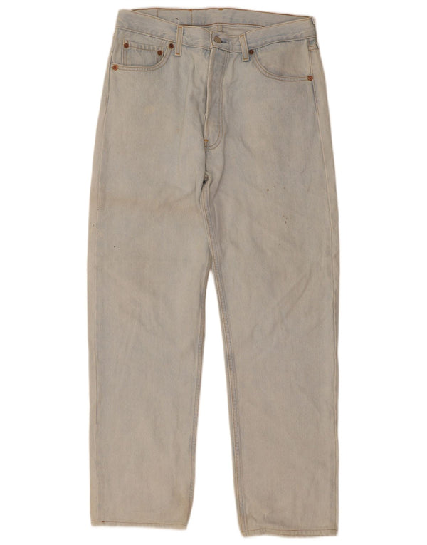 Мужские прямые джинсы Levi's 501 W36 L32 синие, хлопок