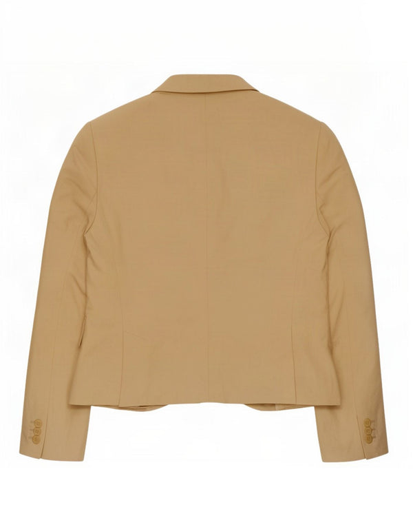 Женский пиджак на 1 пуговице Massimo Dutti EU 44 XL, бежевый лен