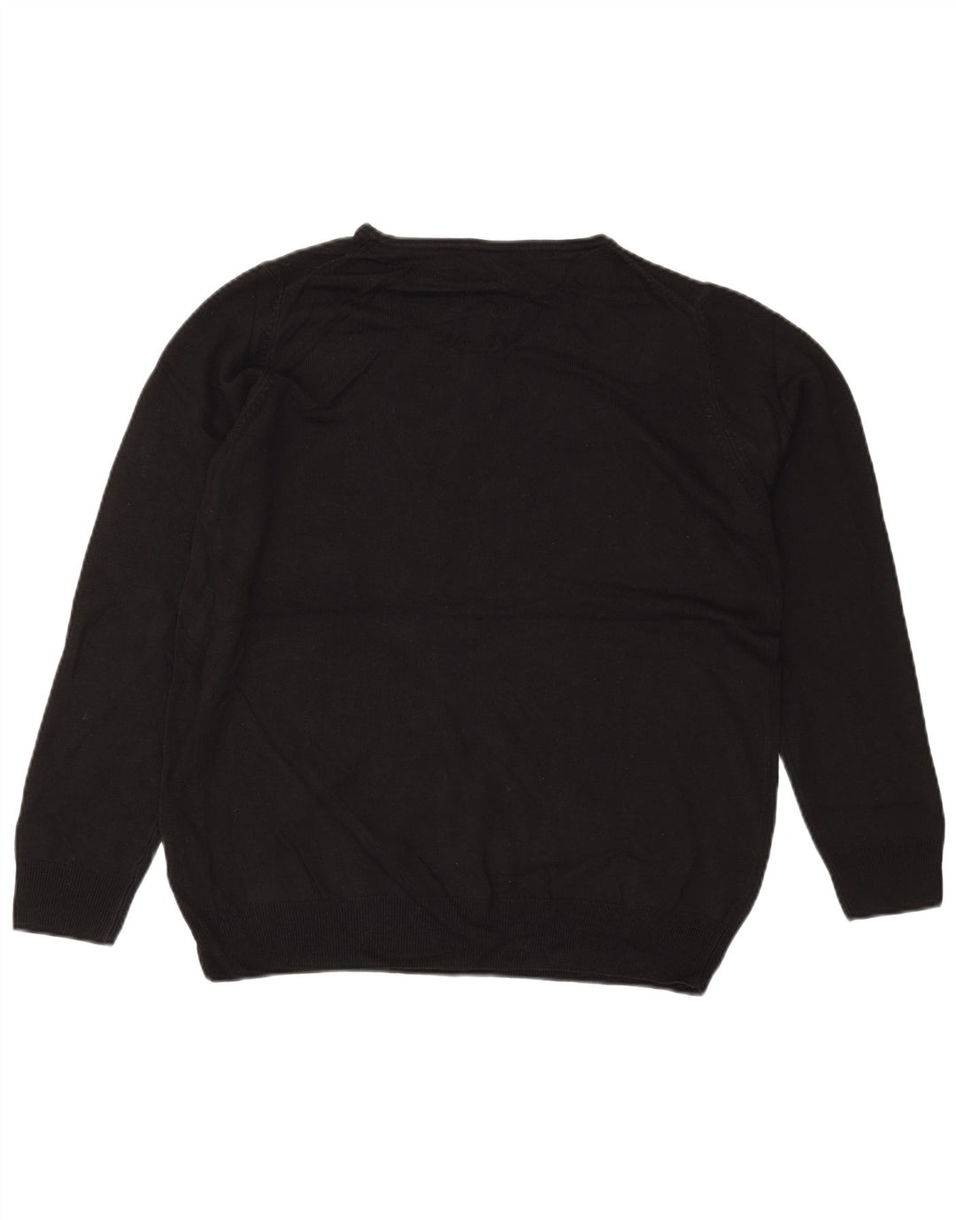 Женский свободный джемпер с круглым вырезом MARKS & SPENCER UK 18 XL, черный