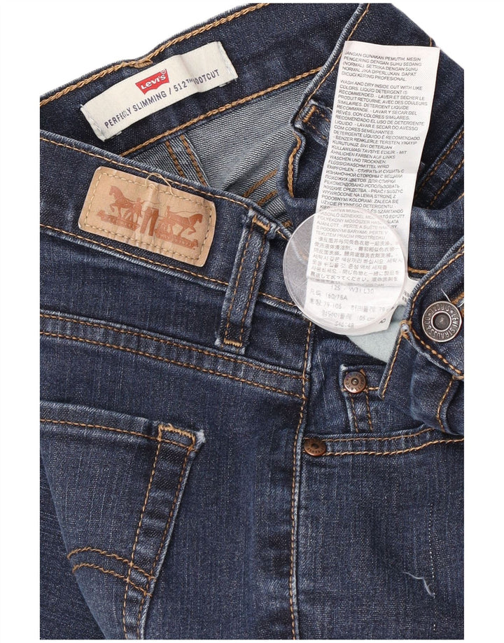 Женские джинсы Levi's 512 Perfectly Slim Bootcut W31 L30 Синие хлопковые