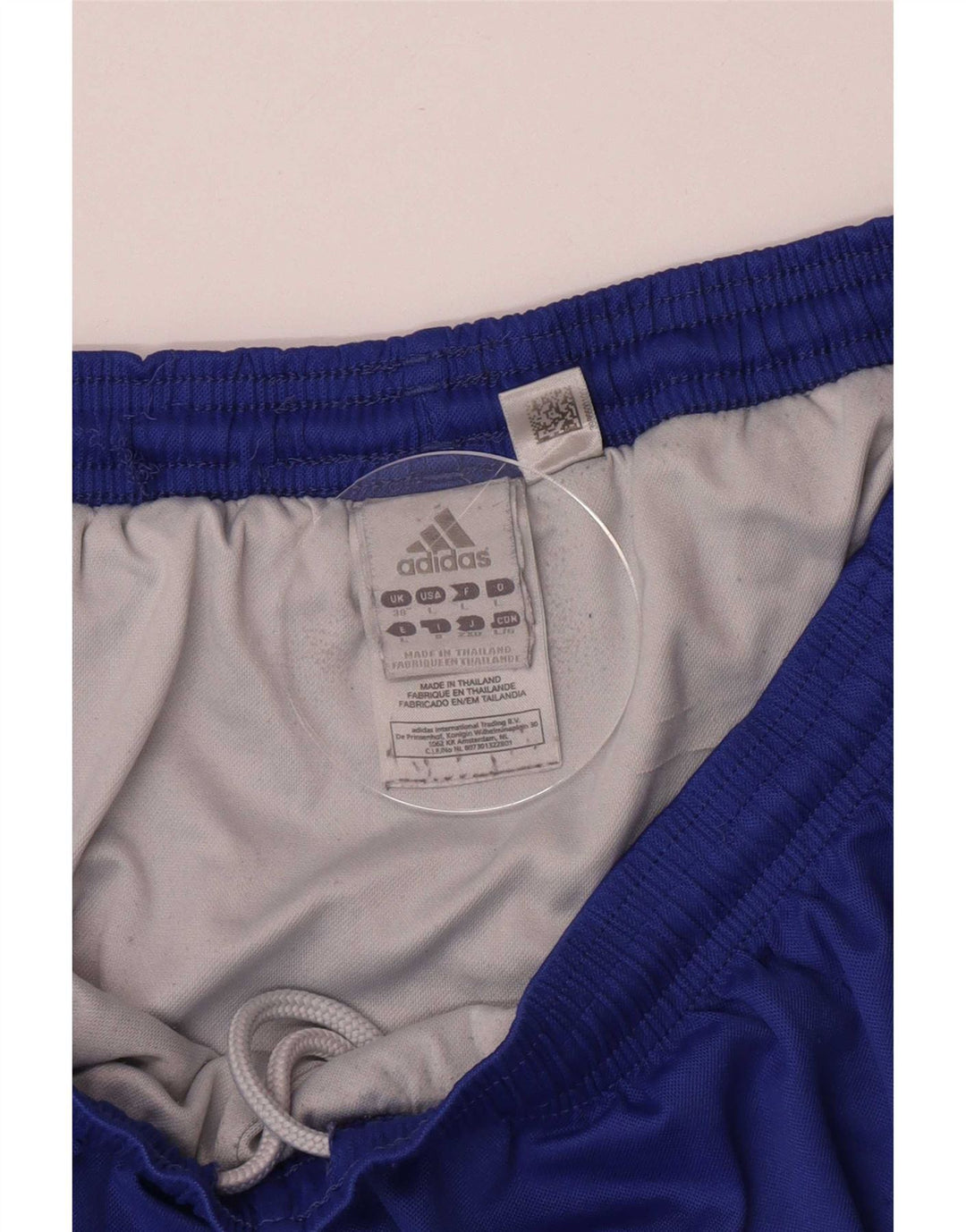 Мужские спортивные шорты Adidas UK 36, большие синие, полиэстер
