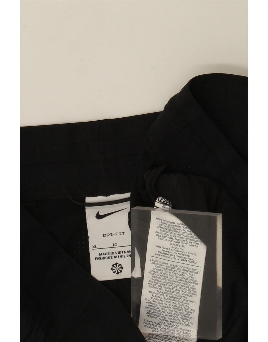 Женские спортивные шорты NIKE Dri Fit UK 18 XL, черный полиэстер