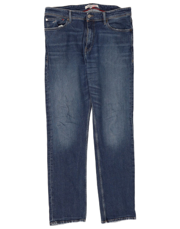 Женские прямые джинсы свободного кроя Tommy Hilfiger Ethan W32 L32, синий хлопок