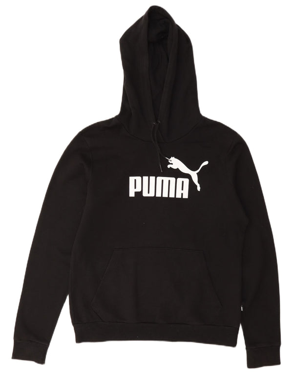 Женский джемпер с капюшоном Puma UK 14, большой черный хлопок