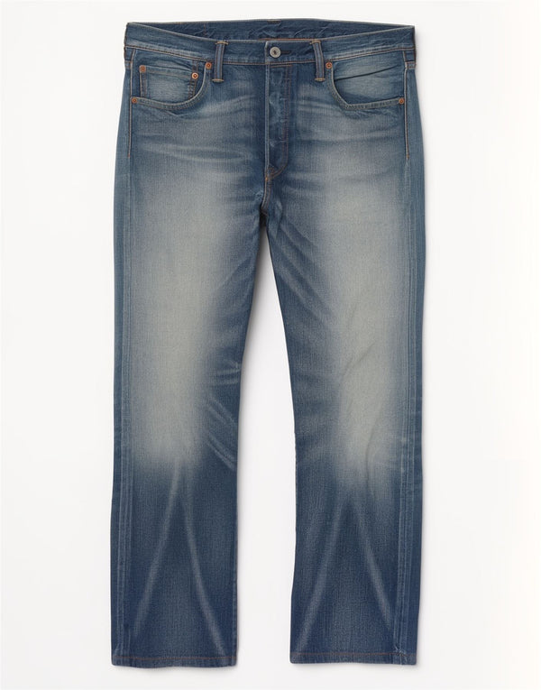 Мужские прямые джинсы Levi's 501 W34 L28 синие, хлопок