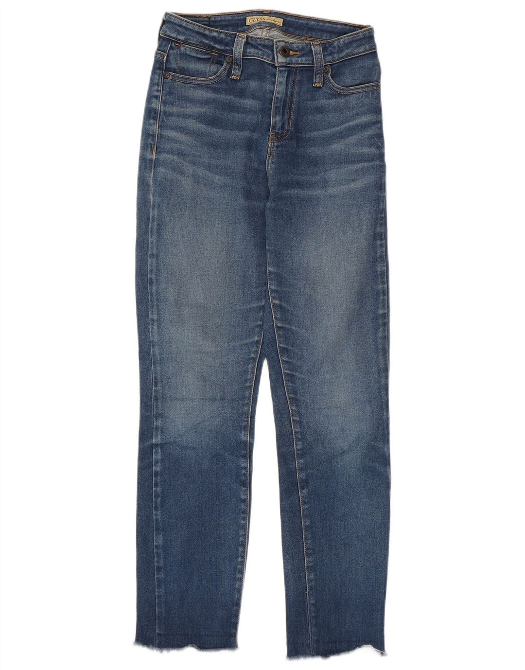 GUESS Женские узкие джинсы W25 L27 Синие, хлопок