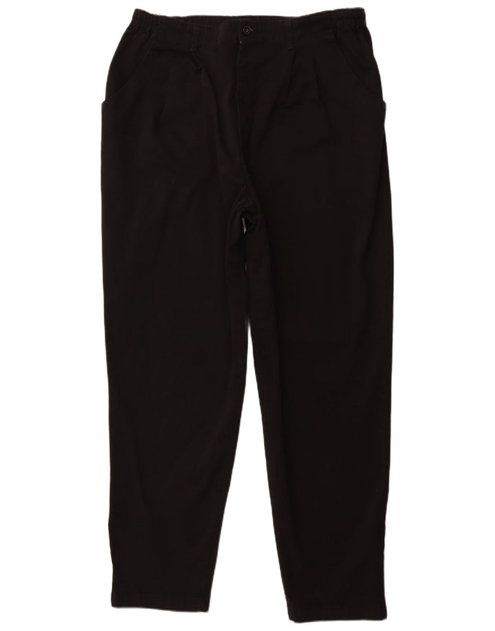 Женские брюки чинос свободного покроя LEE, США 22, 3XL, W40, L31, черный хлопок