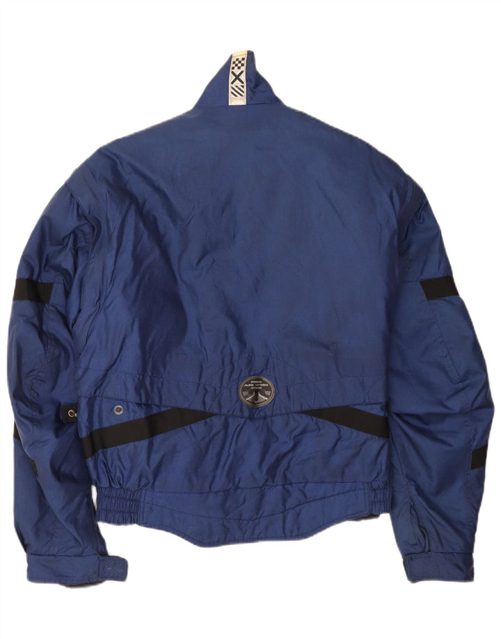 Мужская гоночная куртка Spidi UK 38, средний темно-синий, полиэстер с цветными блоками