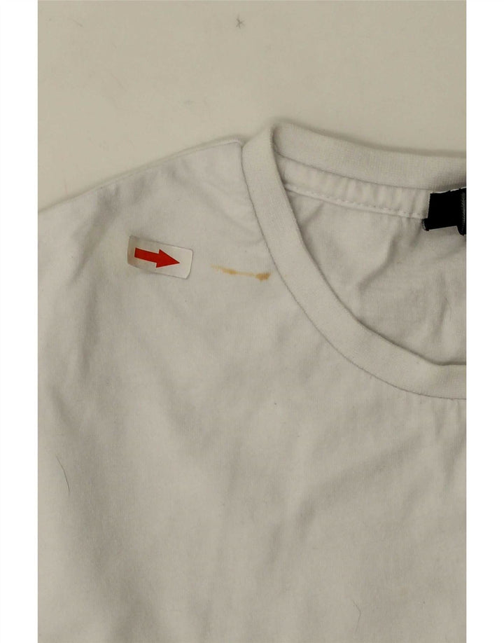 Мужская футболка Ellesse, большой белый хлопок