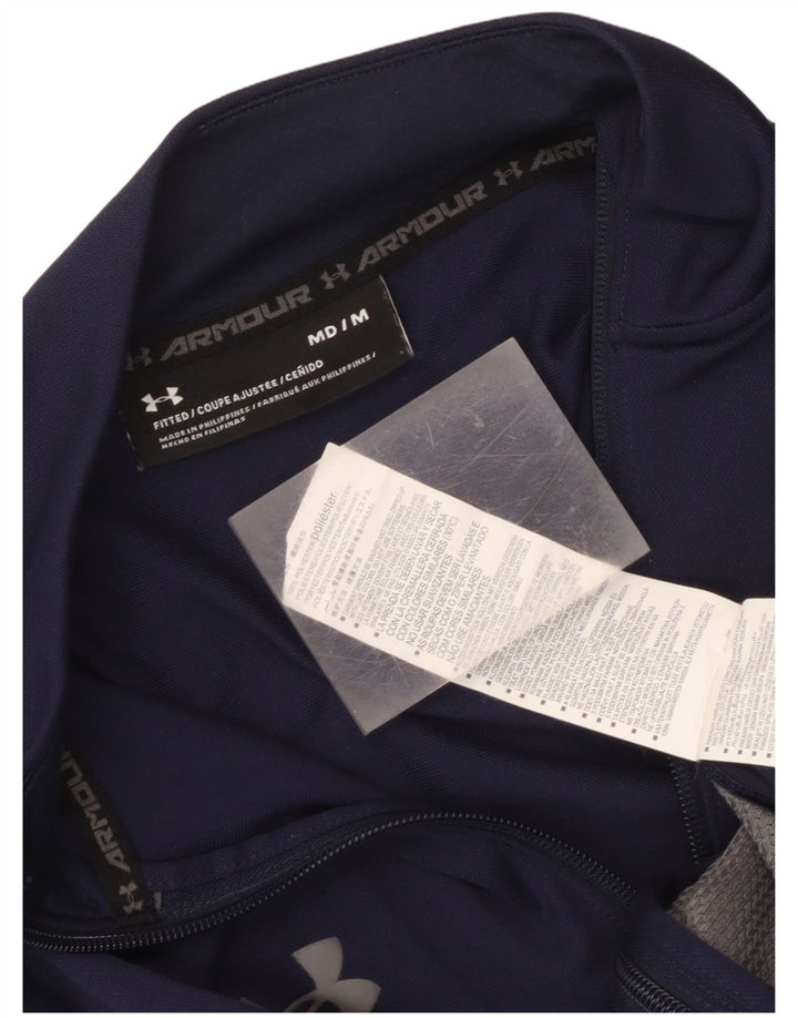 Женский спортивный костюм Under Armour, верхняя куртка UK 12, средний темно-синий полиэстер