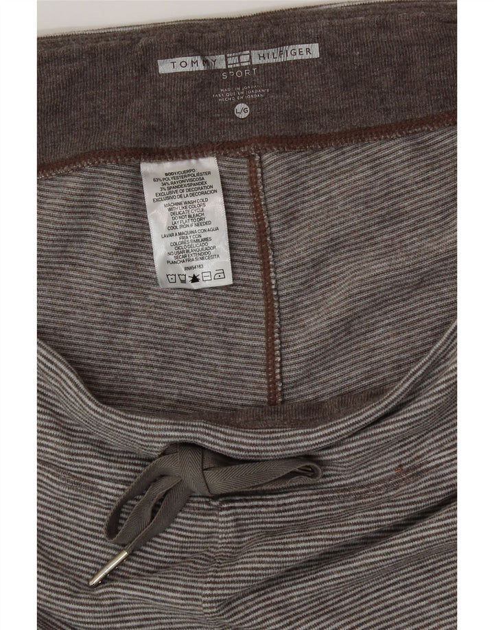 TOMMY HILFIGER Женские спортивные брюки Джоггеры UK 16, большие серые