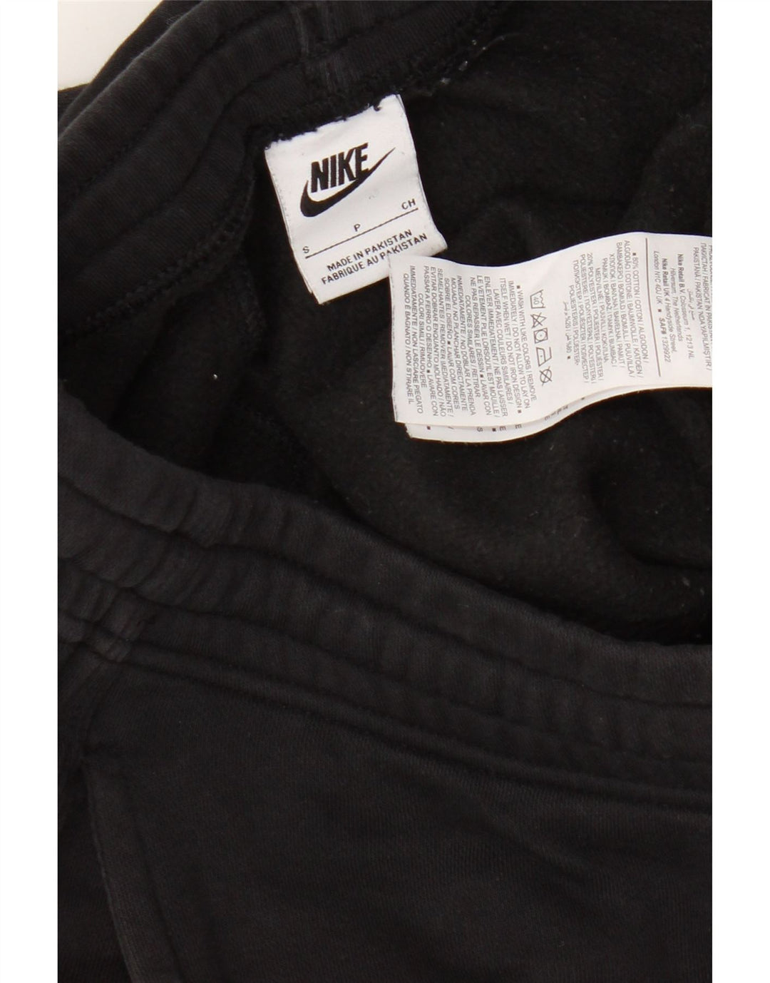 Мужские спортивные брюки Nike, маленькие черные хлопковые брюки для бега