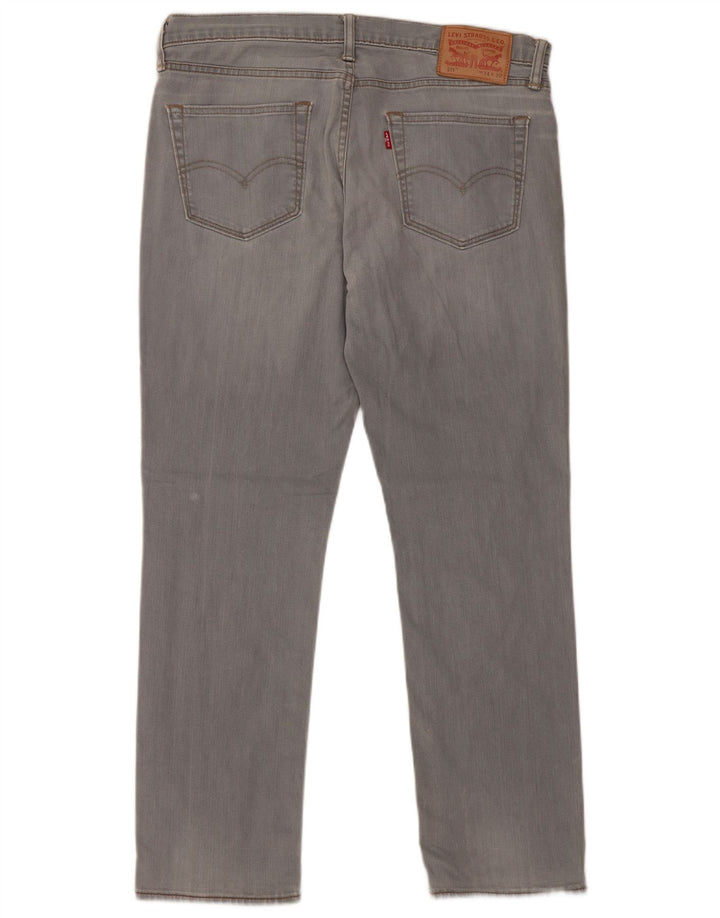 Мужские джинсы Levi's 511 Slim W34 L30 Серые хлопковые