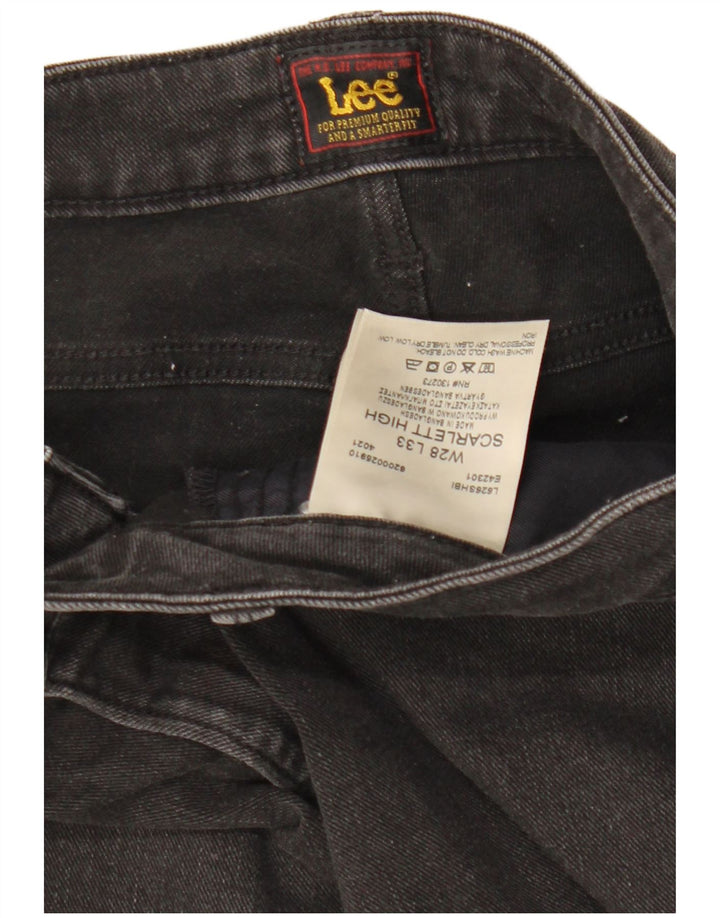 Женские джинсы скинни LEE Scarlett W28 L33, черный хлопок