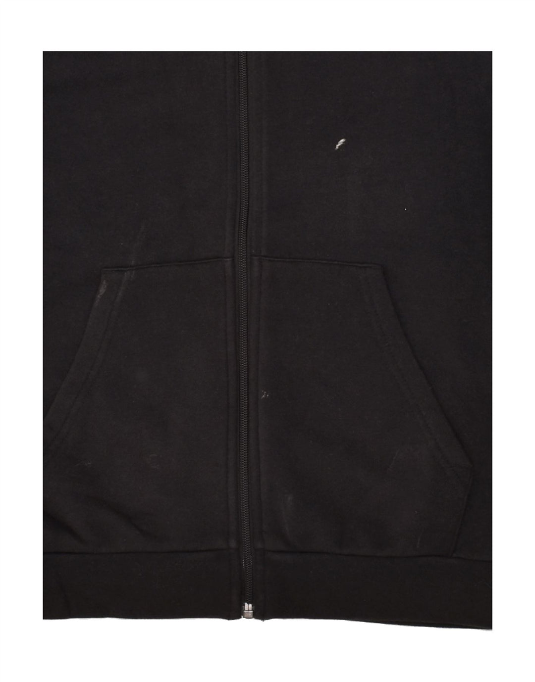 ADIDAS Boys Zip Hoodie Sweater 11-12 Years Black Cotton | Vintage Adidas | Thrift | Second-Hand Adidas | Used Clothing | Messina Hembry 