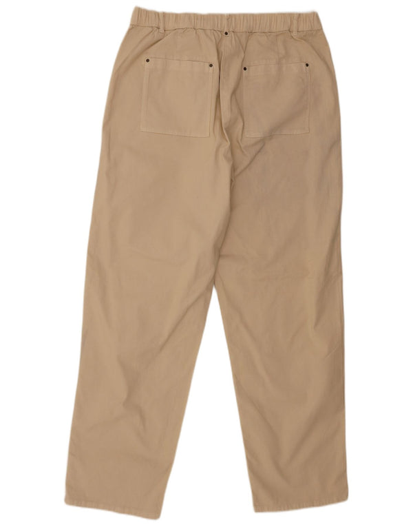 Женские повседневные брюки свободного кроя Marks & Spencer UK 16, большие W34 L31, бежевые