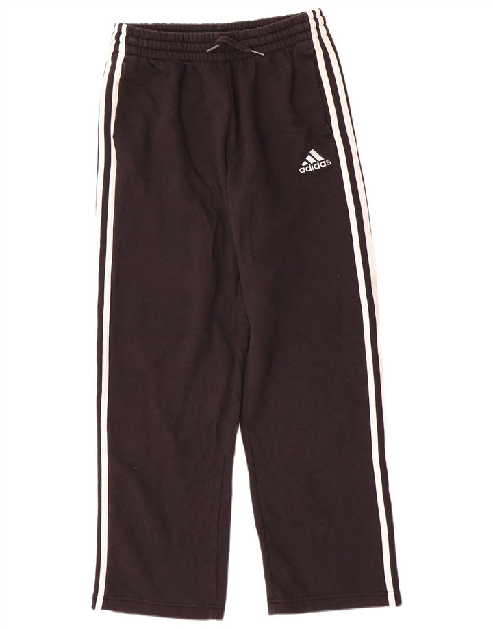 Мужские спортивные брюки Adidas, маленькие черные, хлопковые