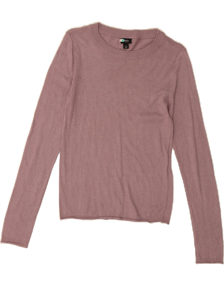 MOSSIMO Womens Boat Neck Jumper Sweater UK 8 Small Purple Rayon Vintage Mossimo and Second-Hand Mossimo from Messina Hembry 