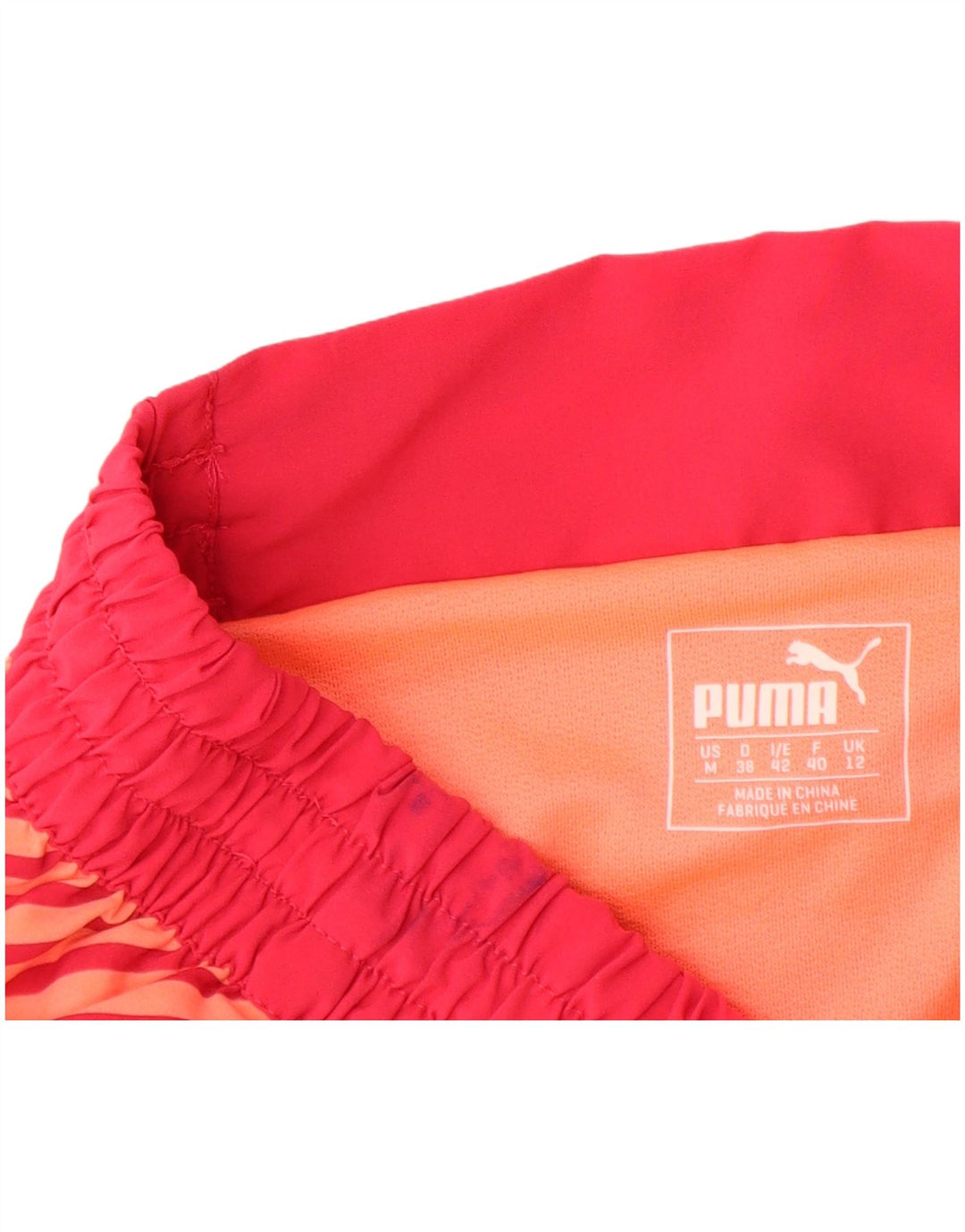 Женские спортивные шорты Puma UK 12, средний полиэстер в розовую полоску