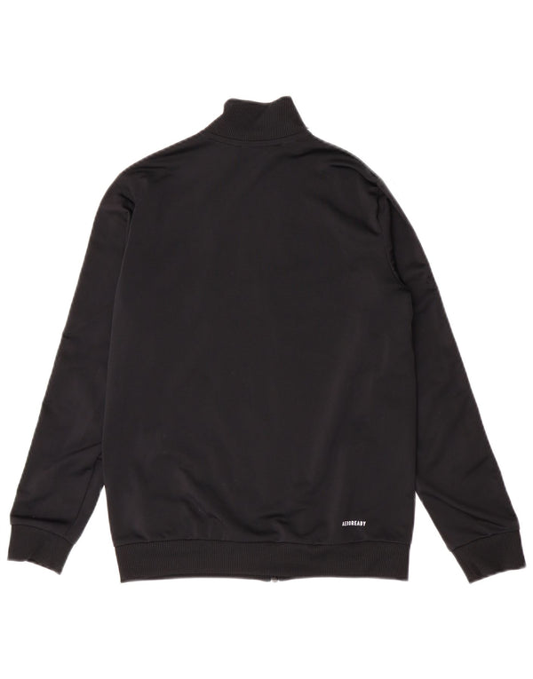 Спортивный костюм Adidas Aeroready для мальчиков, верхняя куртка 11–12 лет, черный с цветными блоками