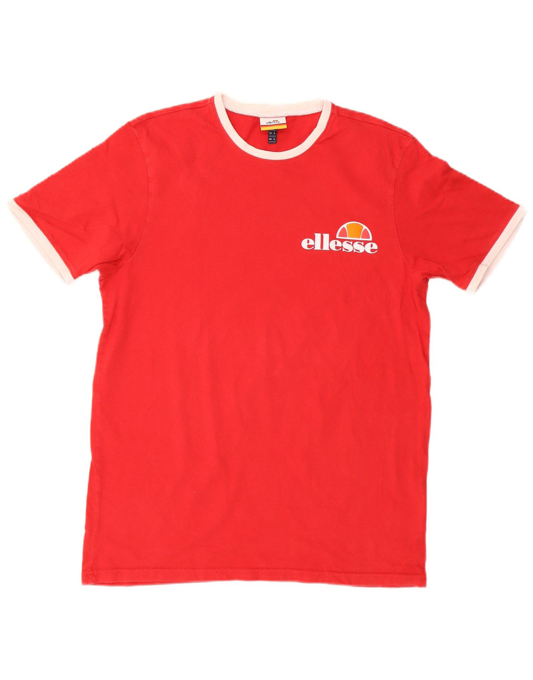 Мужская футболка с рисунком Ellesse, большой красный хлопок