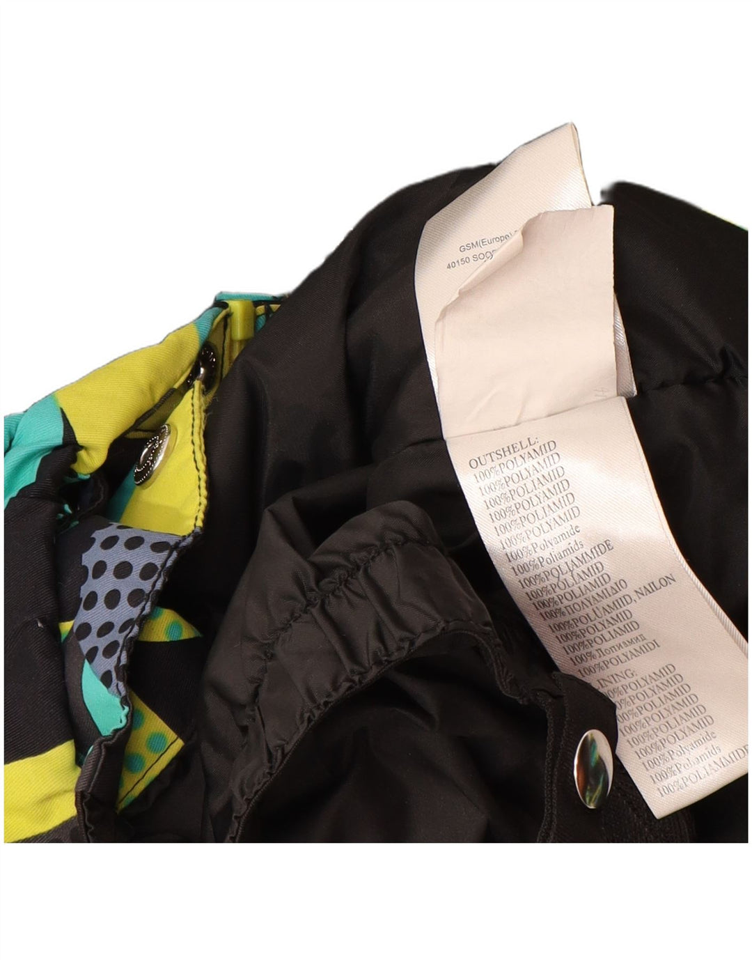 BILLABONG Мужская куртка-ветровка UK 38 Средний Разноцветный Геометрический принт