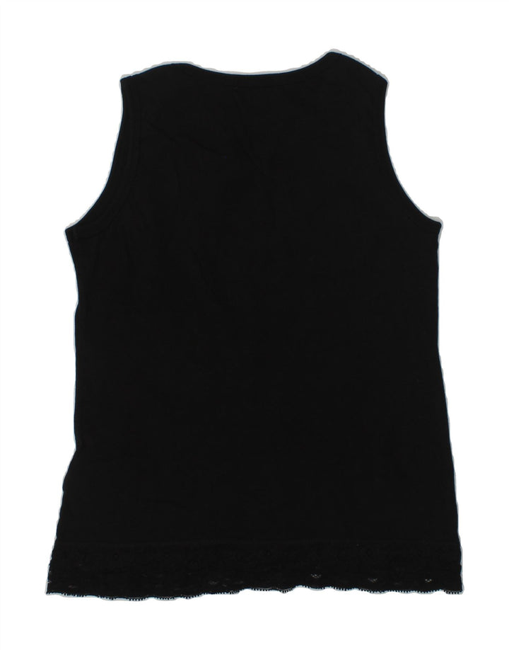 DIESEL Girls Vest Top 7-8 Years Black Cotton | Vintage Diesel | Thrift | Second-Hand Diesel | Used Clothing | Messina Hembry 