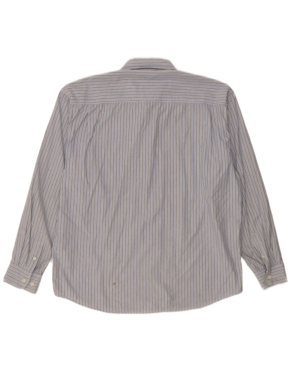 Мужская рубашка Wrangler XL, синяя хлопковая полоска