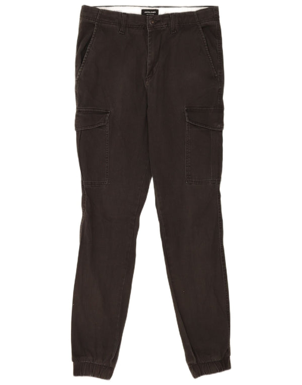 Мужские брюки-карго Jack & Jones Marco Slim Joggers W32 L34, черный хлопок