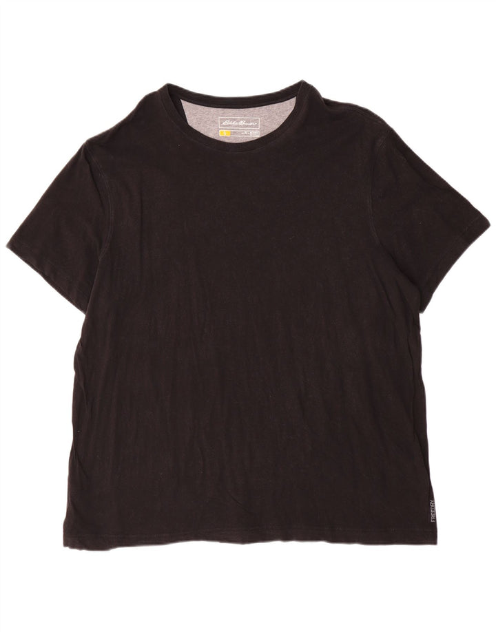 Мужская футболка Eddie Bauer Active Top XL, черный хлопок