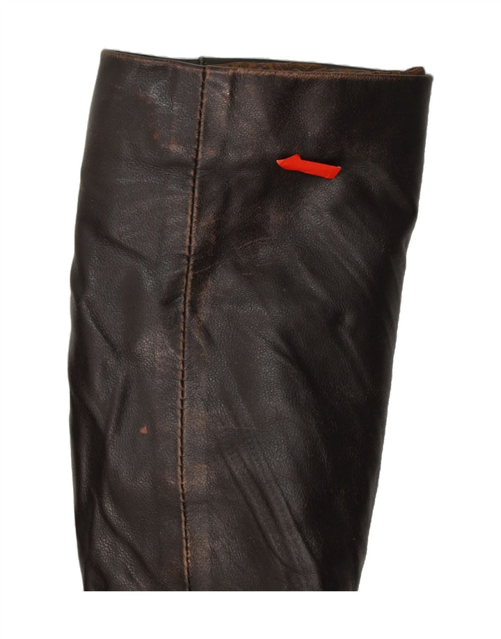 IANNALFO & SGARIGLIA Mens Leather Jacket IT 50 Large Brown Leather Vintage Iannalfo & Sgariglia and Second-Hand Iannalfo & Sgariglia from Messina Hembry 