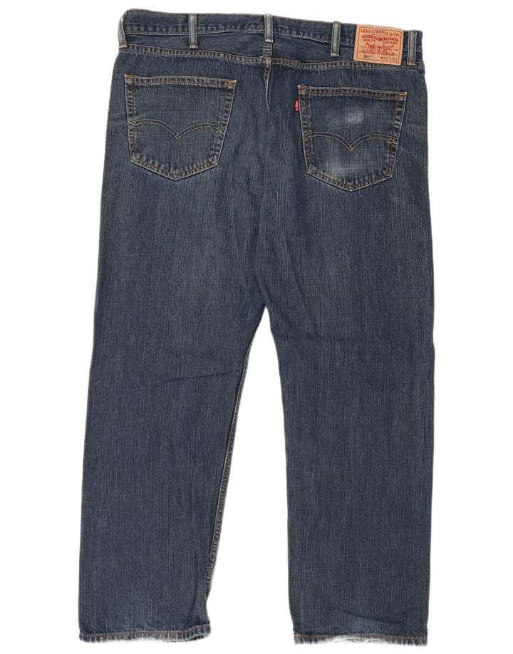 Мужские прямые джинсы Levi's 505 W40 L30 синие, хлопок