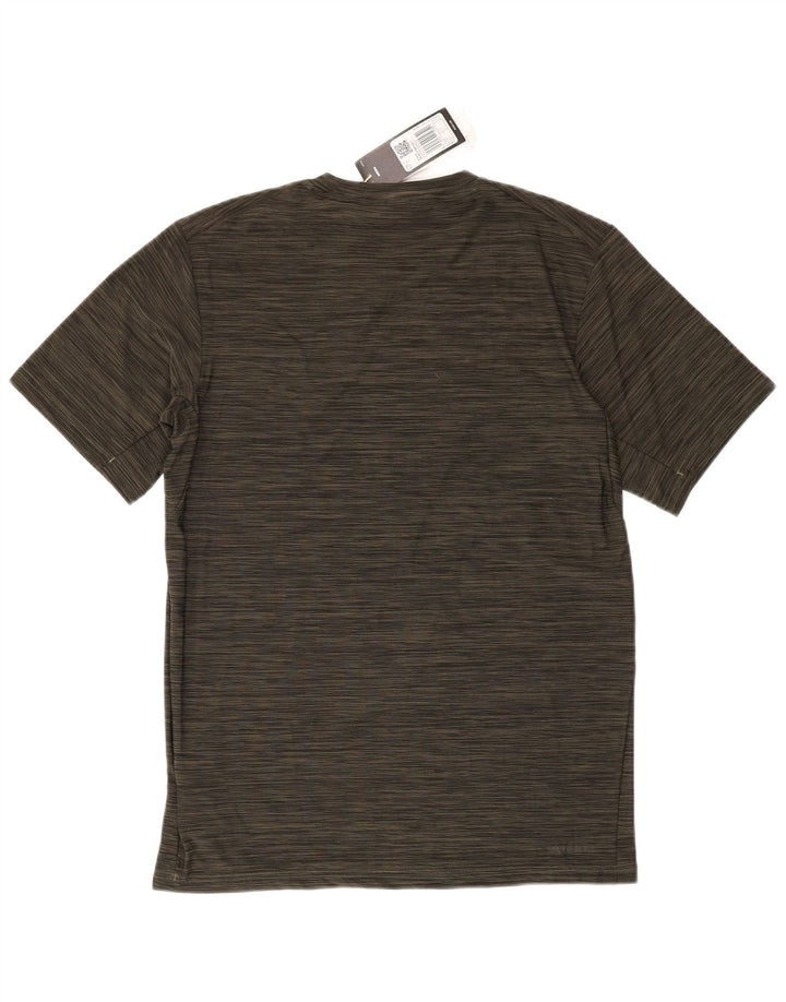 Мужская футболка Adidas Top Small Хаки с крапинками из полиэстера