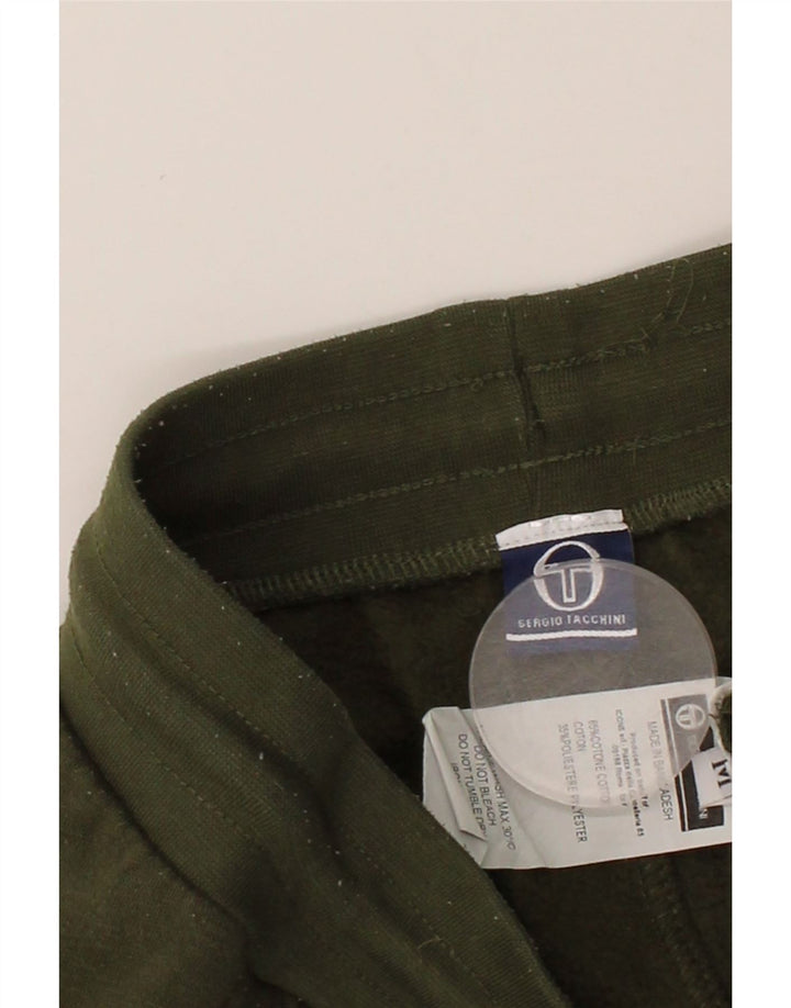 SERGIO TACCHINI Womens Tracksuit Trousers Joggers UK 14 Medium Green Vintage Sergio Tacchini and Second-Hand Sergio Tacchini from Messina Hembry 