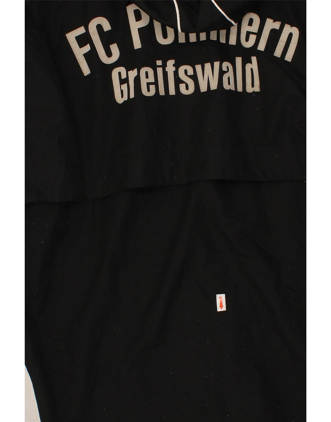 Мужская дождевик ADIDAS с графическим рисунком UK 48/50 XL, черный полиэстер с цветными блоками