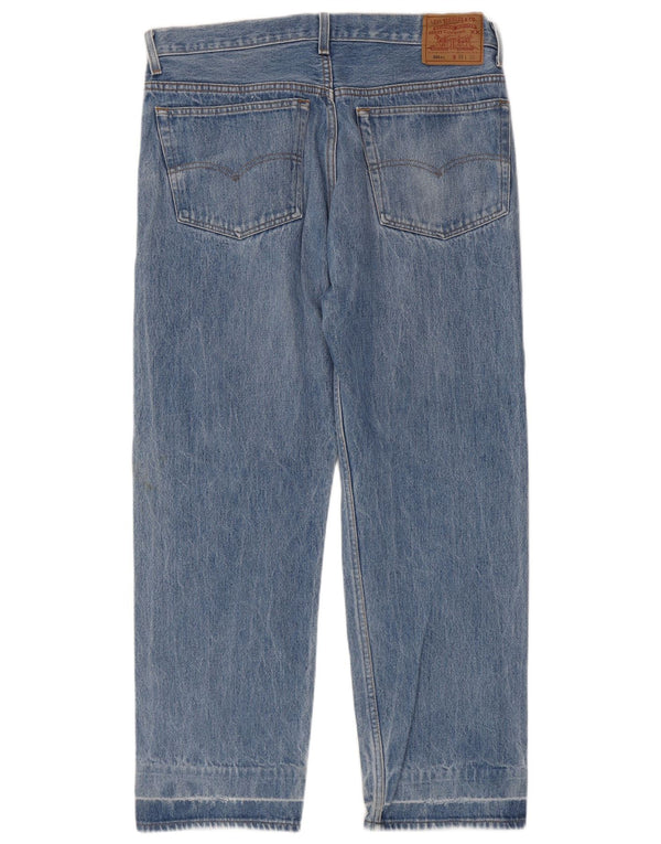 Мужские прямые джинсы Levi's 501 W38 L29 синие, хлопок