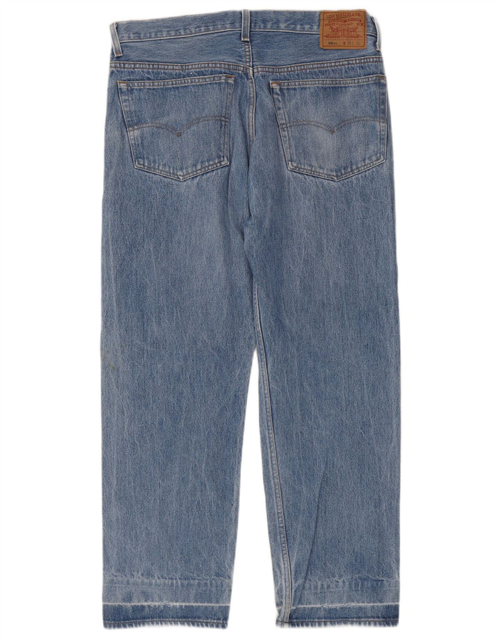 Мужские прямые джинсы Levi's 501 W38 L29 синие, хлопок