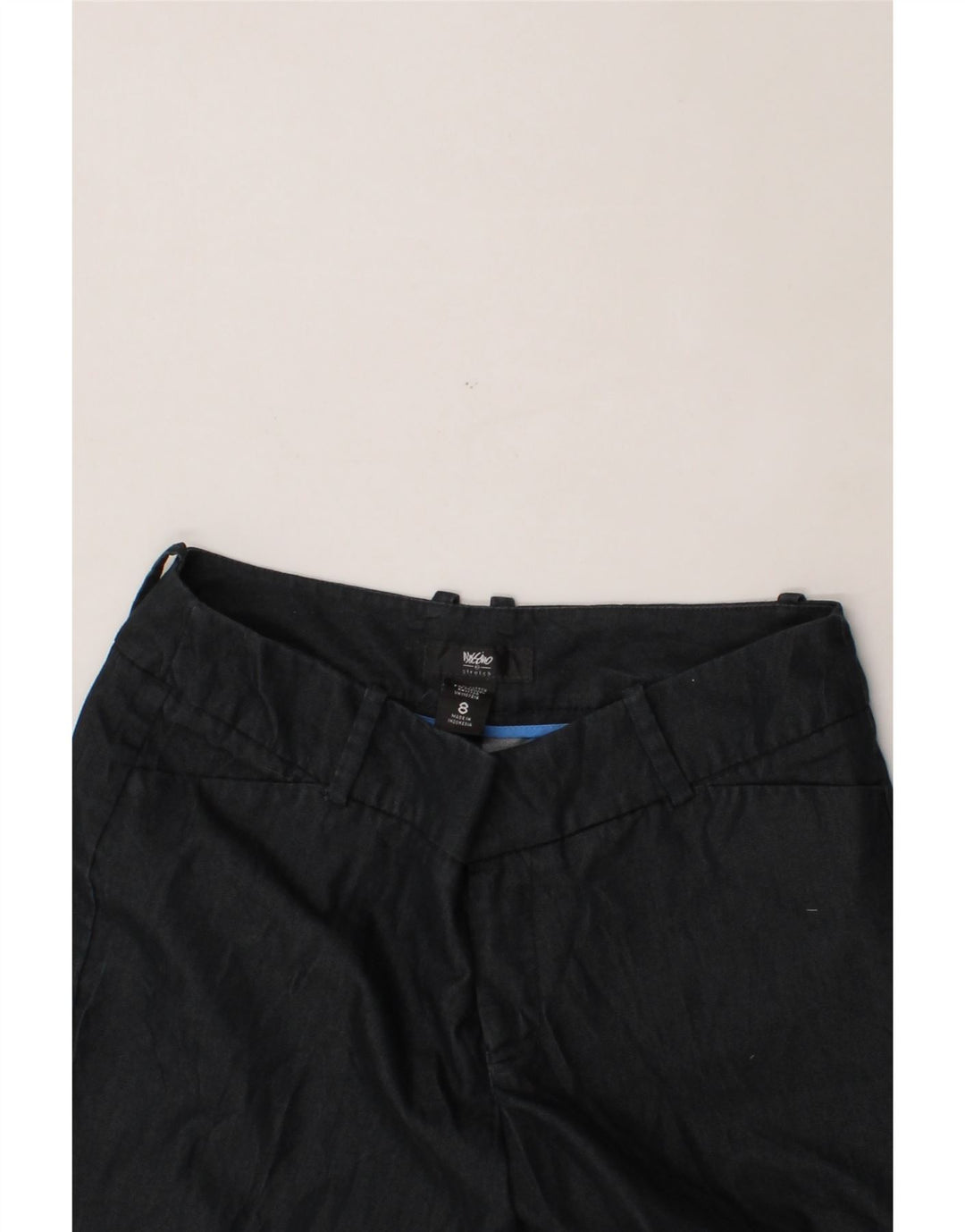MOSSIMO Womens Casual Shorts US 8 Medium W30  Navy Blue Cotton Vintage Mossimo and Second-Hand Mossimo from Messina Hembry 