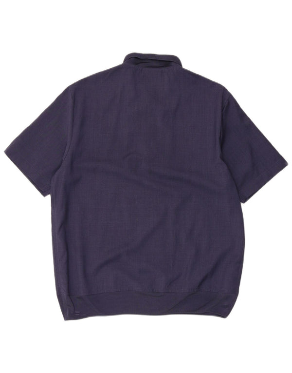 Мужская рубашка-поло Armani, маленькая, темно-синяя