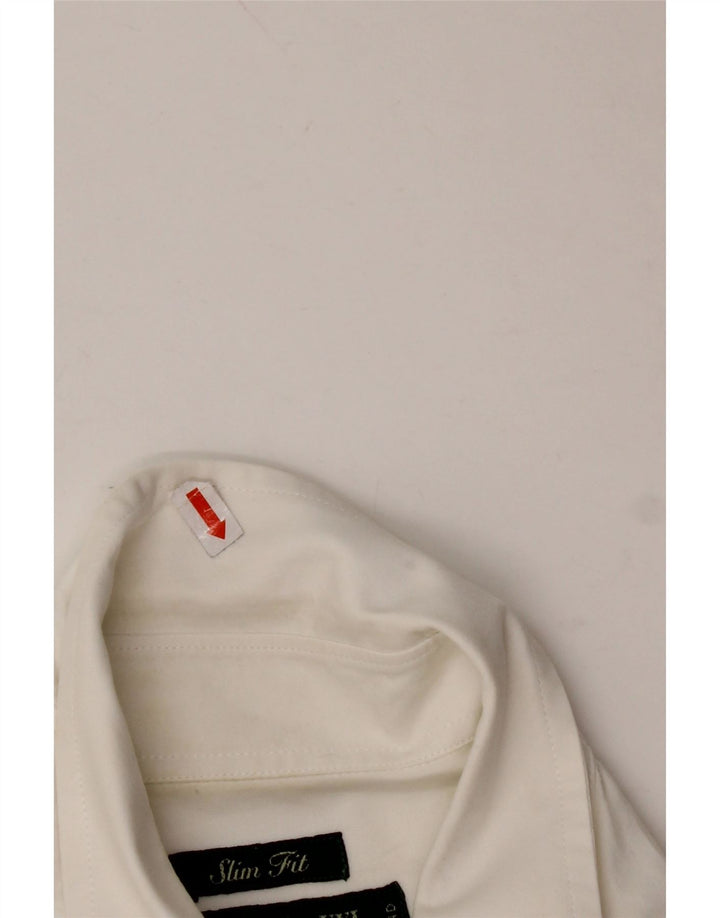 FRED PERRY Мужская рубашка приталенного кроя 2XL, белый хлопок