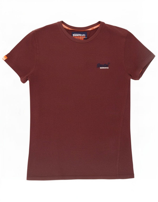 Мужская футболка Superdry Top XS Бордовый хлопок