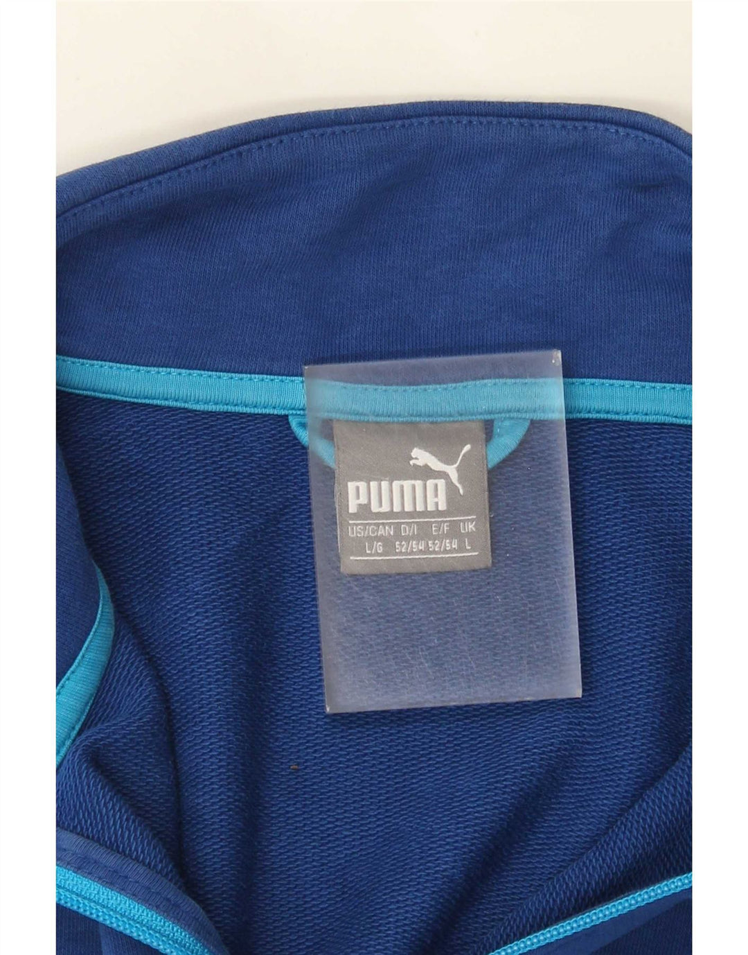 Мужская спортивная куртка с графическим рисунком Puma, большая синяя