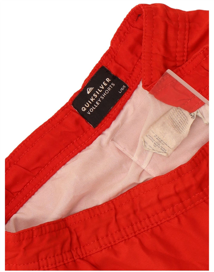 Мужские спортивные шорты Quiksilver, большие красные, полиэстер