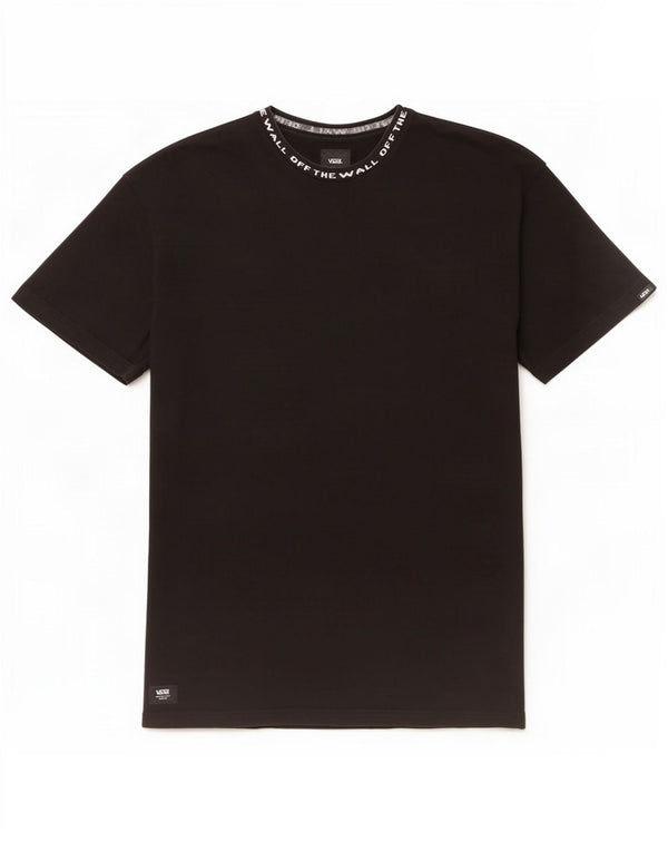 Vans Mens Graphic T-Shirt Top Large Black Cotton