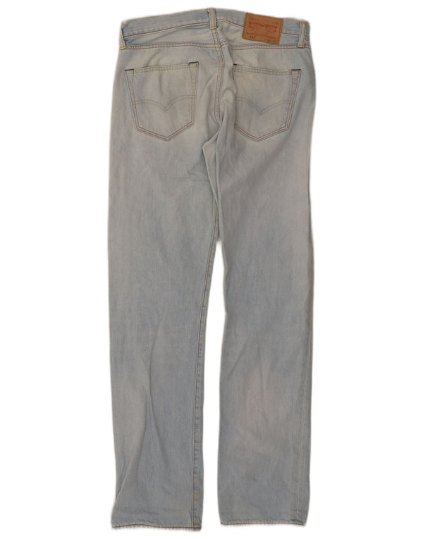 Мужские прямые джинсы Levi's 501 W30 L32 синие, хлопок